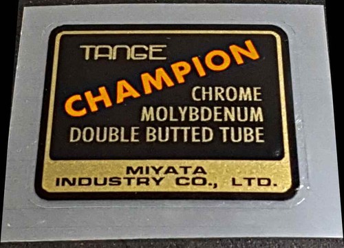 Tange champion decal - champion,