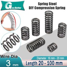 Compression Spring Steel 3 mm Wire Dia Small Pressure Springs / Coil Spring