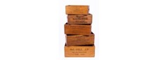 Vintage wood storage - wood,