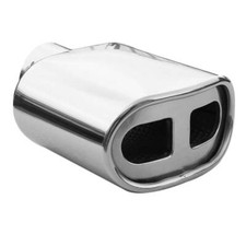 Twin Exhaust Tip Trim Pipe