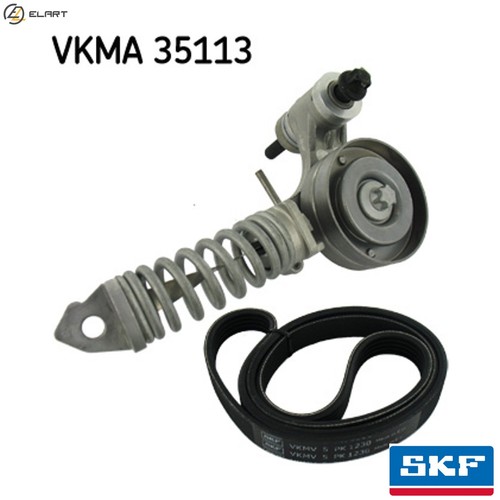 Vribbed belt set vkma - vribbed,