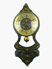 Vintage Antique Dutch Warmink WUBA 8 day Hindeloopen Old Wall Clock (Zaanse era)