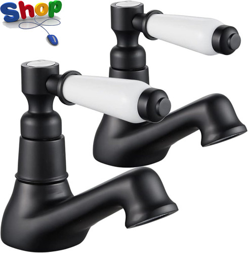 Basin pillar taps - basin,
