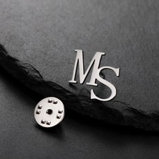 Custom Initials Brooch