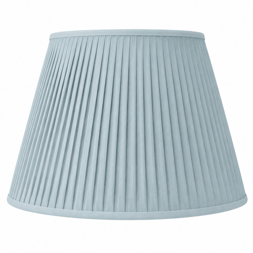 Duck egg blue pleated - 18",