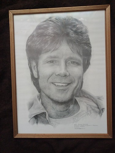 Framed print cliff richard - print, of