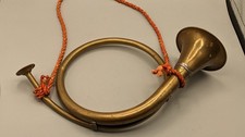 Antique 1910s  Brass Hunting (Postal) Horn