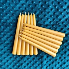 1 - 20 PCS Handmade 100% Pure Beeswax Candles Taper Dinner Table Church Candle