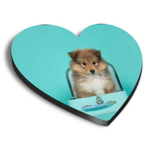Heart mdf magnets - mdf, shetland