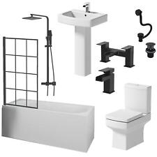 Complete Bathroom Suite Black