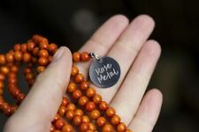 Rose Metal Boutique Orange Wood Necklace with Pendants