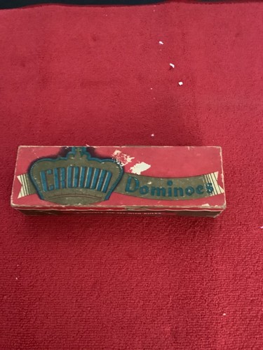 Vintage crown dominoes - vintage, by