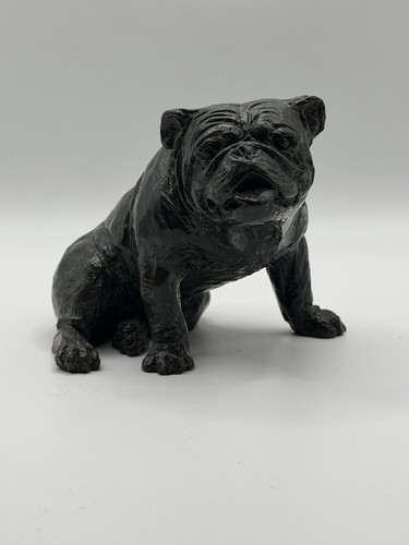 Vtg bronze english bulldog - bronze,