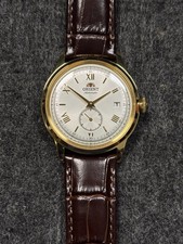 Orient Bambino 38mm Small Seconds Gold (PVD) Watch