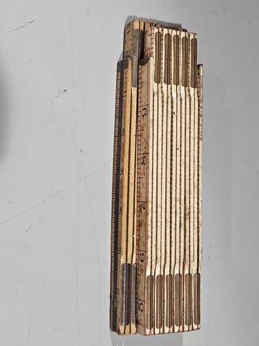 Lot vintage lufkin wooden - vintage,