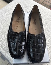 Gabor Alice WD Croc Black