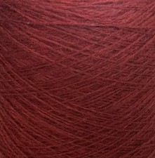 Red 4 Ply Shetland Wool For