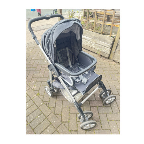 Silver cross grey black - cross,