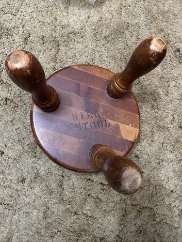 Wood milking stool legs - wood,