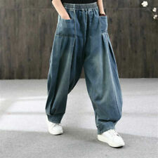 Women Loose Jeans Baggy Denim