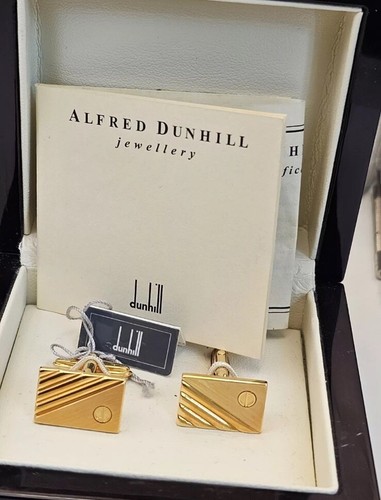 Alfred dunhill cufflinks gold - alfred,