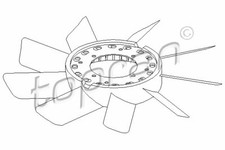 Fan Wheel, engine cooling for BMW:3,5,7,E21,E30 11521259802 11521271846