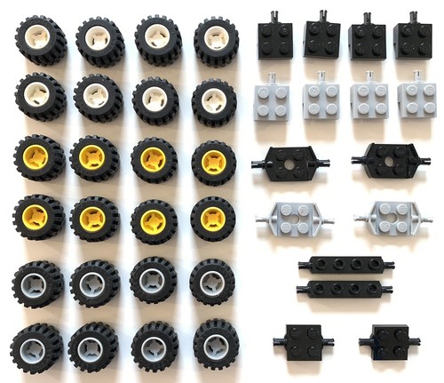 Lego wheel tyre bundle 24 - wheel,