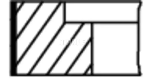 Piston ring set - , n0