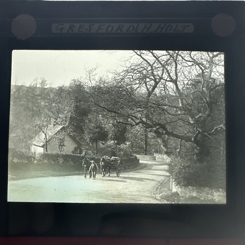 Antique magic lantern slide - magic,