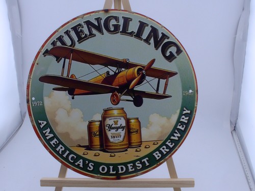 Yuengling beer round tin metal - yuengling,