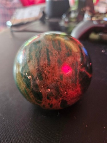 Genuine alabaster globe - alabaster,