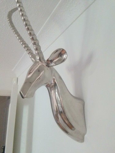 Large metal wall - mount, deer