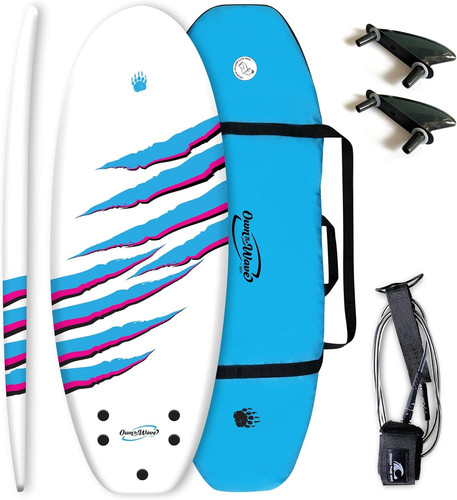 Beginner foam surfboard - foam, set