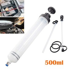 500CC Oil Suction Filler Fluid Transfer Hand Syringe Gun Pump Extractors Gearbox