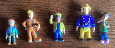 BUNDLE 5 SMALL FIREMAN SAM FIGURES - NORMAN & DILYS PRICE, TREVOR EVANS  & MORE