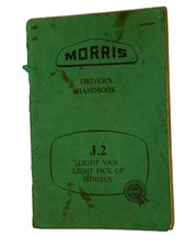 MORRIS J2 LIGHT VAN Light Pick Up MINIBUS Driver’s Handbook BMC 1961 AAK9767F !