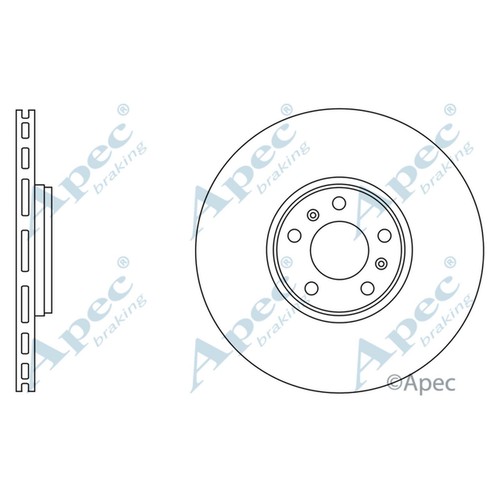 Brake discs vented for - 2x,