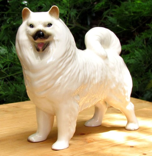 Ceramic samoyed husky - ceramic, samoyed/husky