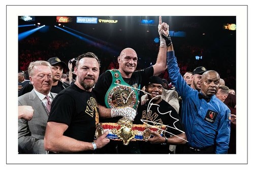 Tyson fury autograph signed - fury,