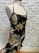 Aloha Hut vintage Hawaiian dress halter neck (no belt)  S chest 34" L 36"  PB356