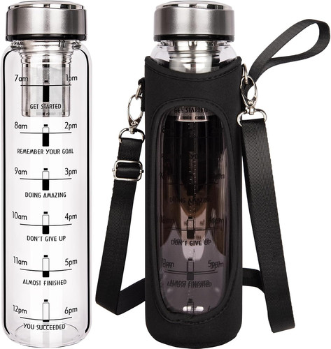 1000ml glass water bottle - glass,