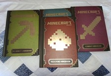 Minecraft Handbook Bundle 4 Hardcover Book Set