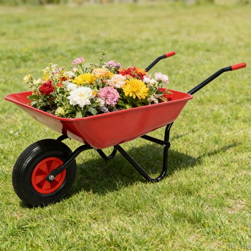 Steel tray wheelbarrow - tray, trolley