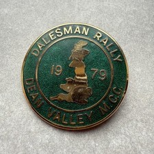 MCC Motorcycle Club Rally Badge.