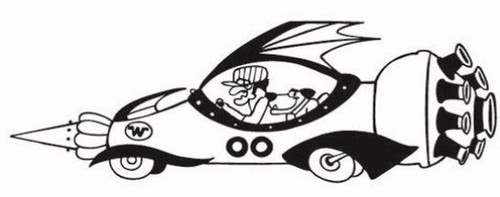 Wacky races dick - 8", dastardly