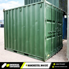 10ft green storage container - green,
