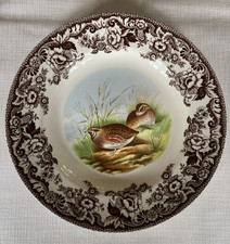 Spode Woodland 27cm Dinner Plate - Snipe, Quail, Pintail, Pheasant - You choose!