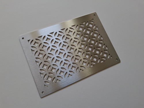 Brushed stainless steel vent - brushed,