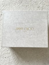 Jimmy Choo Grey Empty Box with Branded Tissue Paper