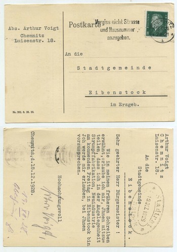 75468 postcard chemnitz - 75468,